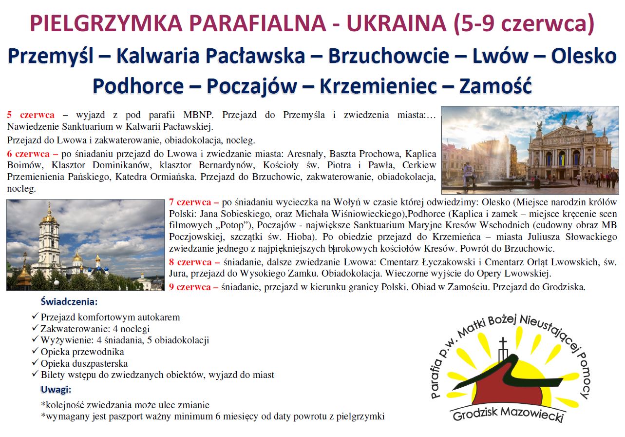 pielgrzymka lwow2017 plakat