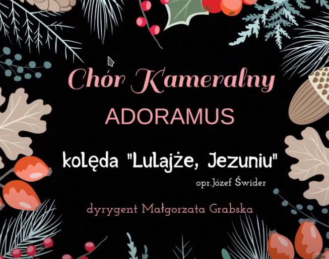 okladka chor adoramus koleda